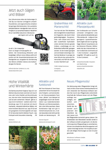 Aktuelle Produkte F R Den Galabau Im Berblick Dega Galabau Das